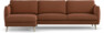 Madison Lux - 3-sits soffa med schäslong vänster - Röd