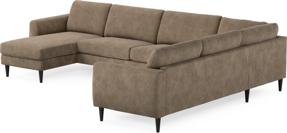 Bridge - Hörnsoffa, 3+2-sits med schäslong vänster - Beige