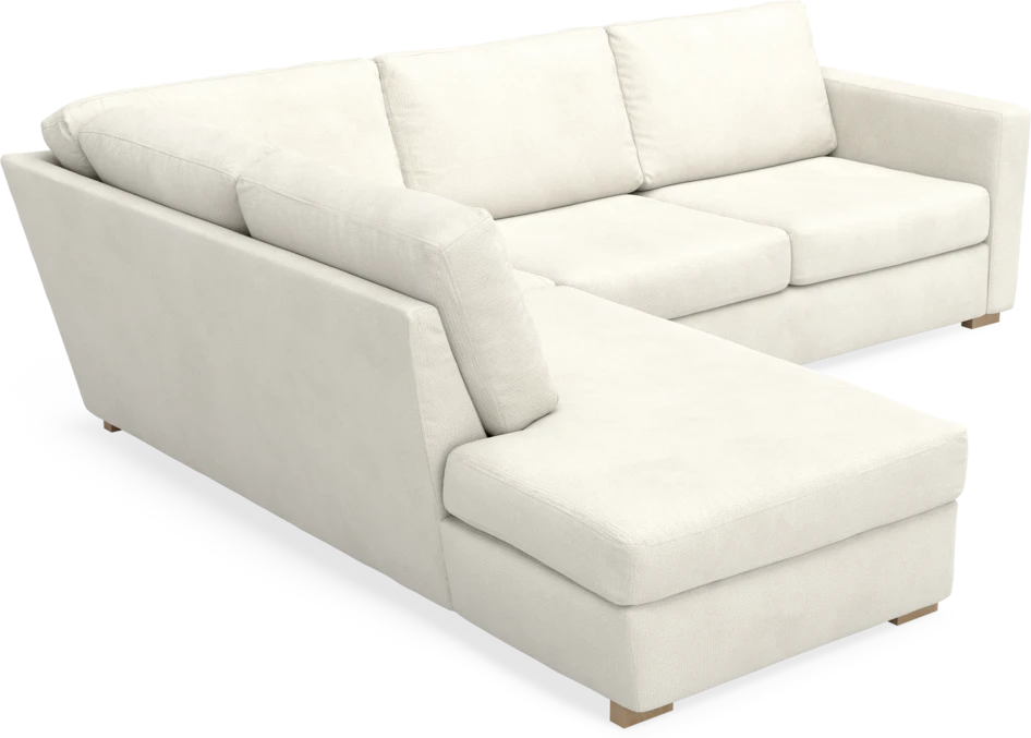 Friday - 2,5-sits soffa med divan vänster - Vit