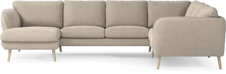 Madison Lux - Hörnsoffa med schäslong vänster - Beige