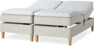 Delux Sense - Ställbar säng, dubbelsäng med bäddmadrass - Beige