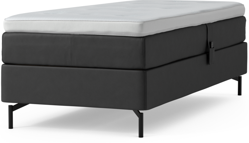 Delux Sense - Ställbar säng, enkelsäng med bäddmadrass och sängben