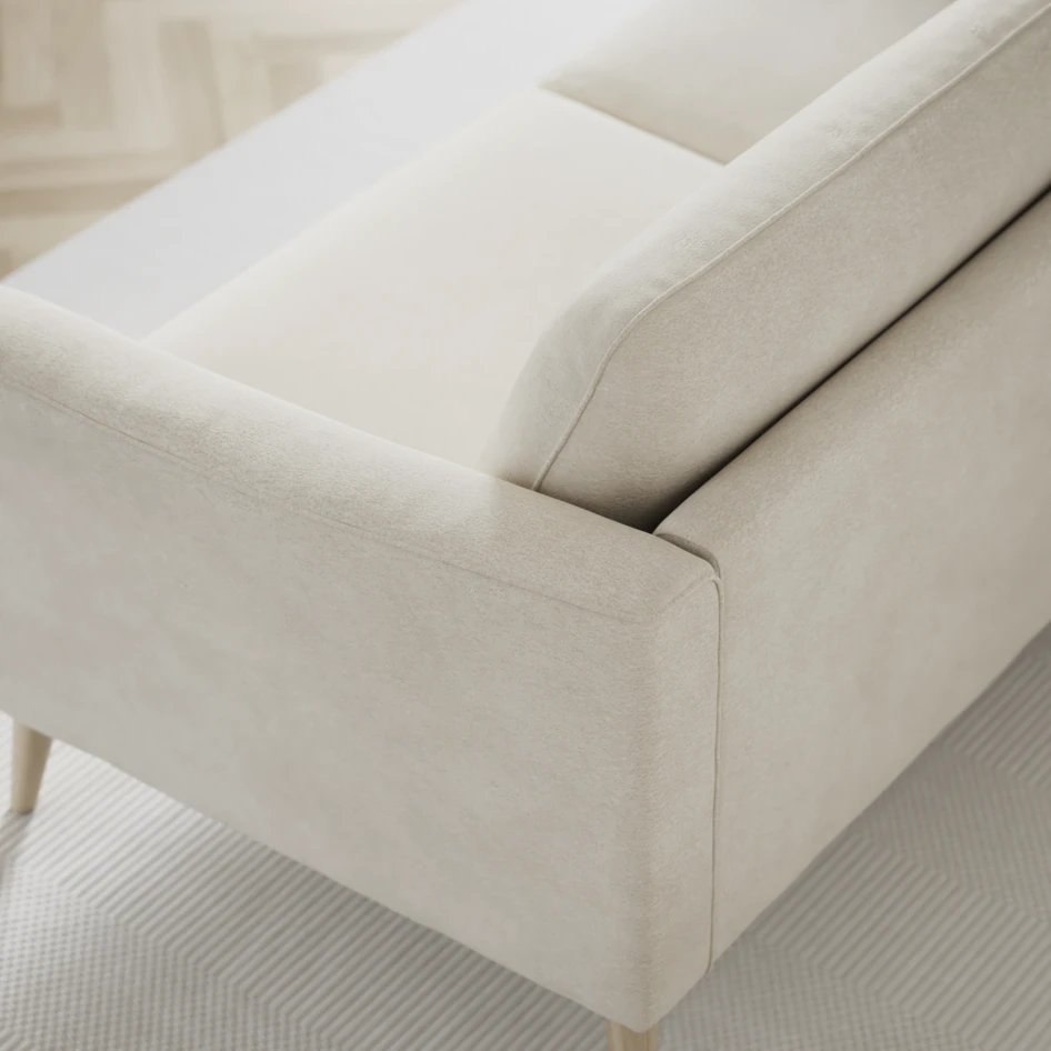 Bridge - 3-sits soffa - Vit