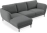 Madison Lux - 2-sits soffa med schäslong vänster - Grå