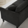 Eden - 3-sits soffa - Svart