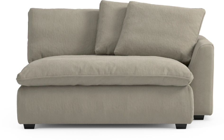 Bellora - Schäslong XL med armstöd höger - Beige