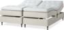 Delux Sense - Ställbar säng, dubbelsäng med bäddmadrass - Beige