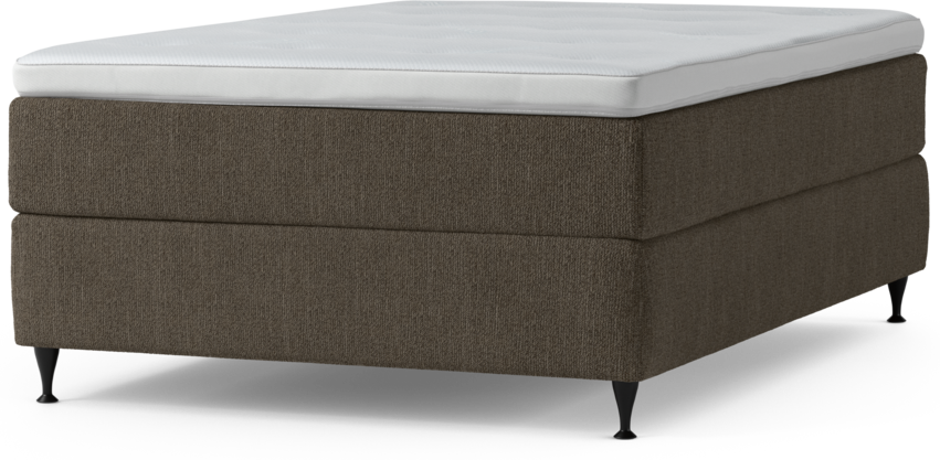 Delux Exclusive - Kontinentalsäng, enkelsäng 140 cm med bäddmadrass och sängben