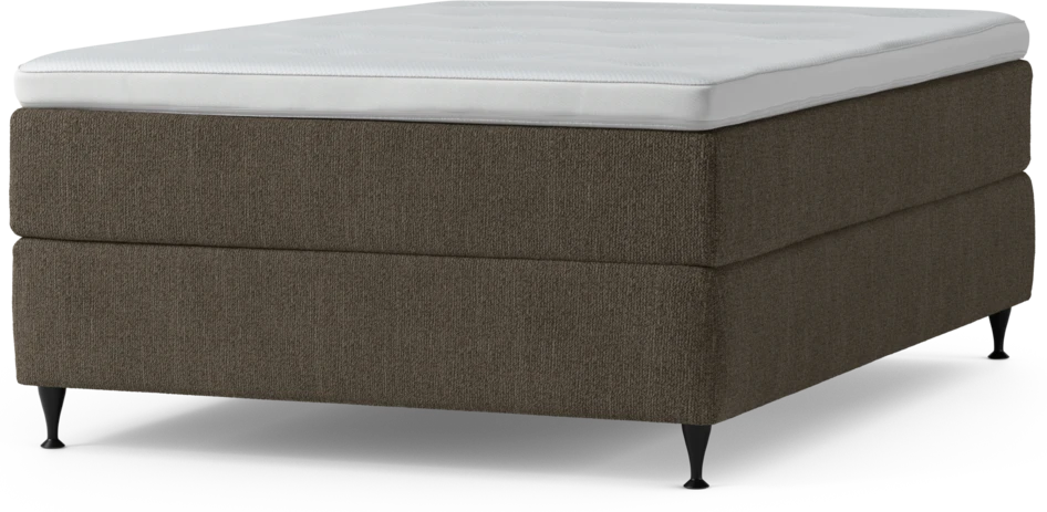 Delux Exclusive - Kontinentalsäng, enkelsäng 140 cm med bäddmadrass och sängben