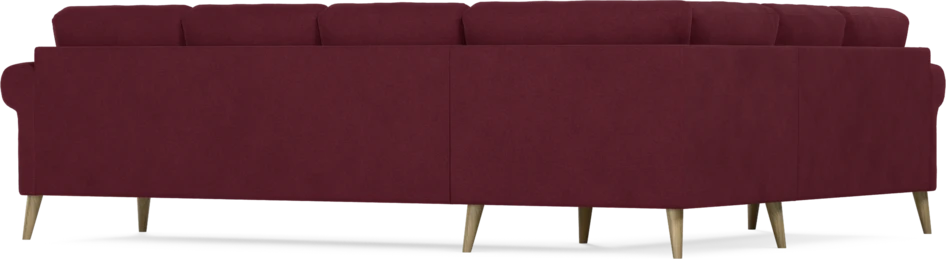 Eden - Hörnsoffa, 2+3-sits - Röd