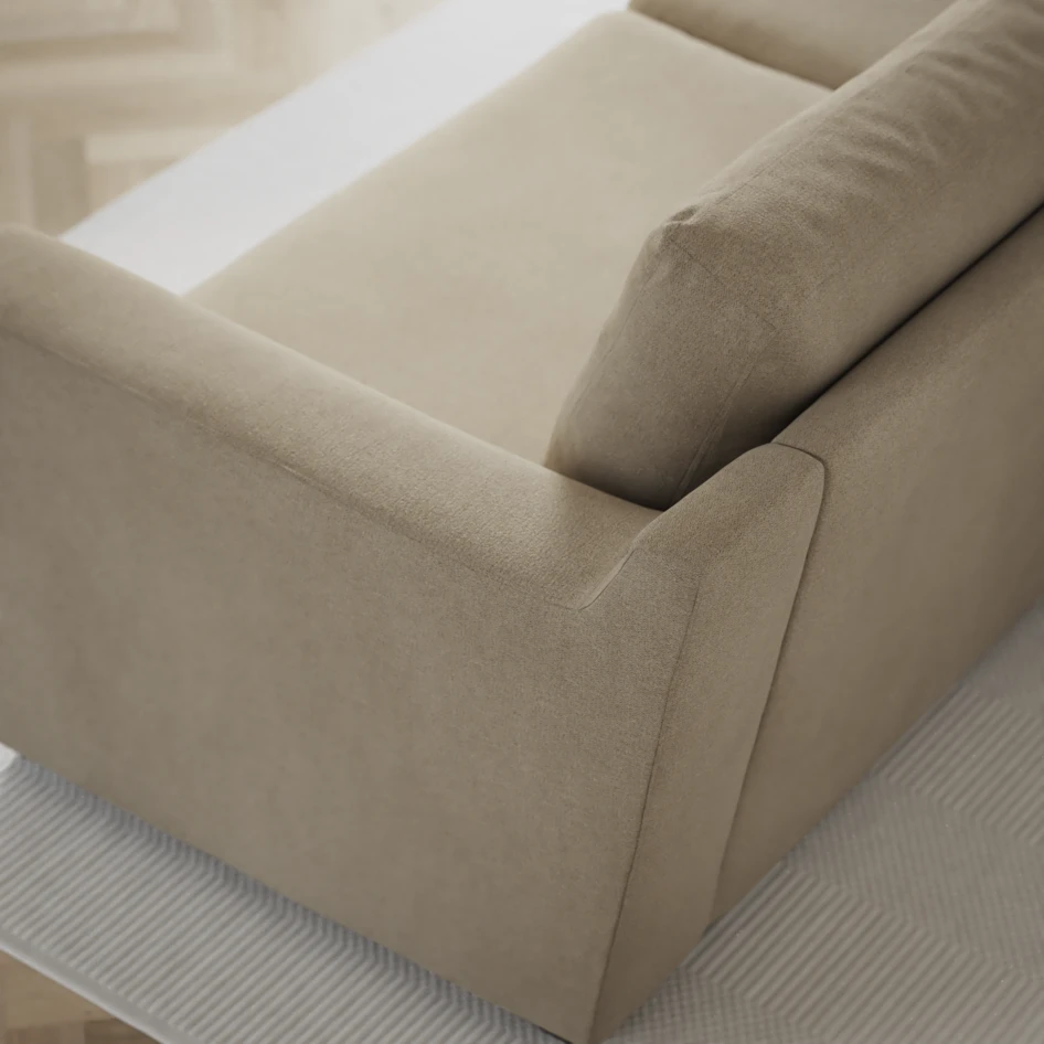 Friday - 3-sits soffa med schäslong vänster och divan höger - Beige