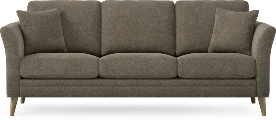 Eden - 3-sits soffa - Brun
