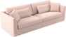 Willow - 4-sits soffa, med kappa - Rosa