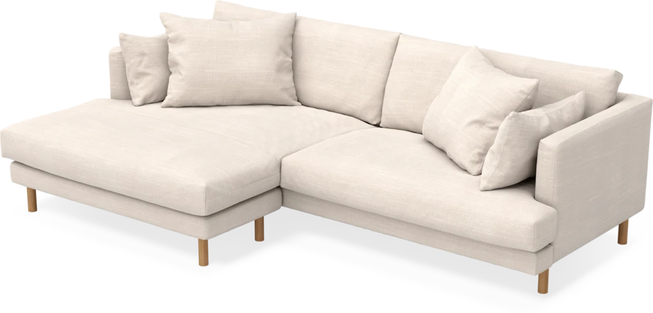 Harper - 4-sits med schäslong XL vänster - Beige