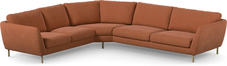Madison Lux - Hörnsoffa 2+3-sits, hörn 2 - Orange