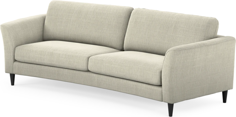 Bridge - 3-sits soffa svängd - Beige