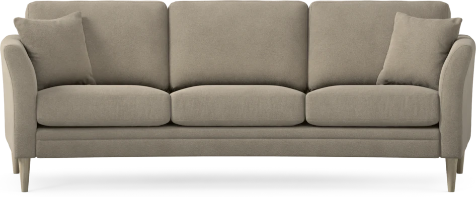 Eden - 3-sits soffa svängd - Beige