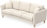 Eden - 3-sits soffa svängd - Beige