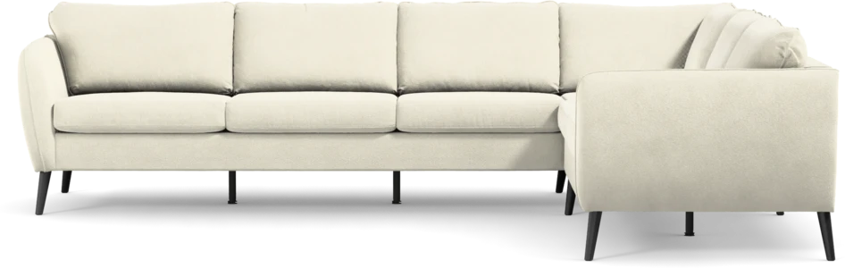 County - Hörnsoffa, 3+2-sits - Vit