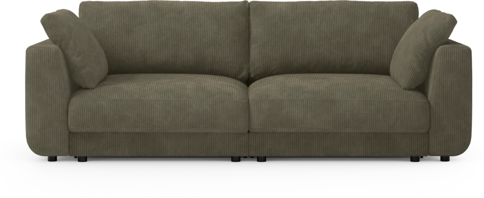 Amie - Bäddsoffa 3-sits - Grön