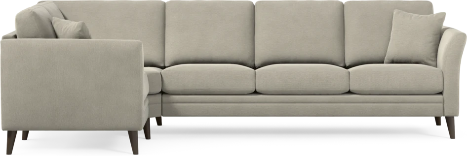 Eden - Hörnsoffa, 1+3-sits - Brun