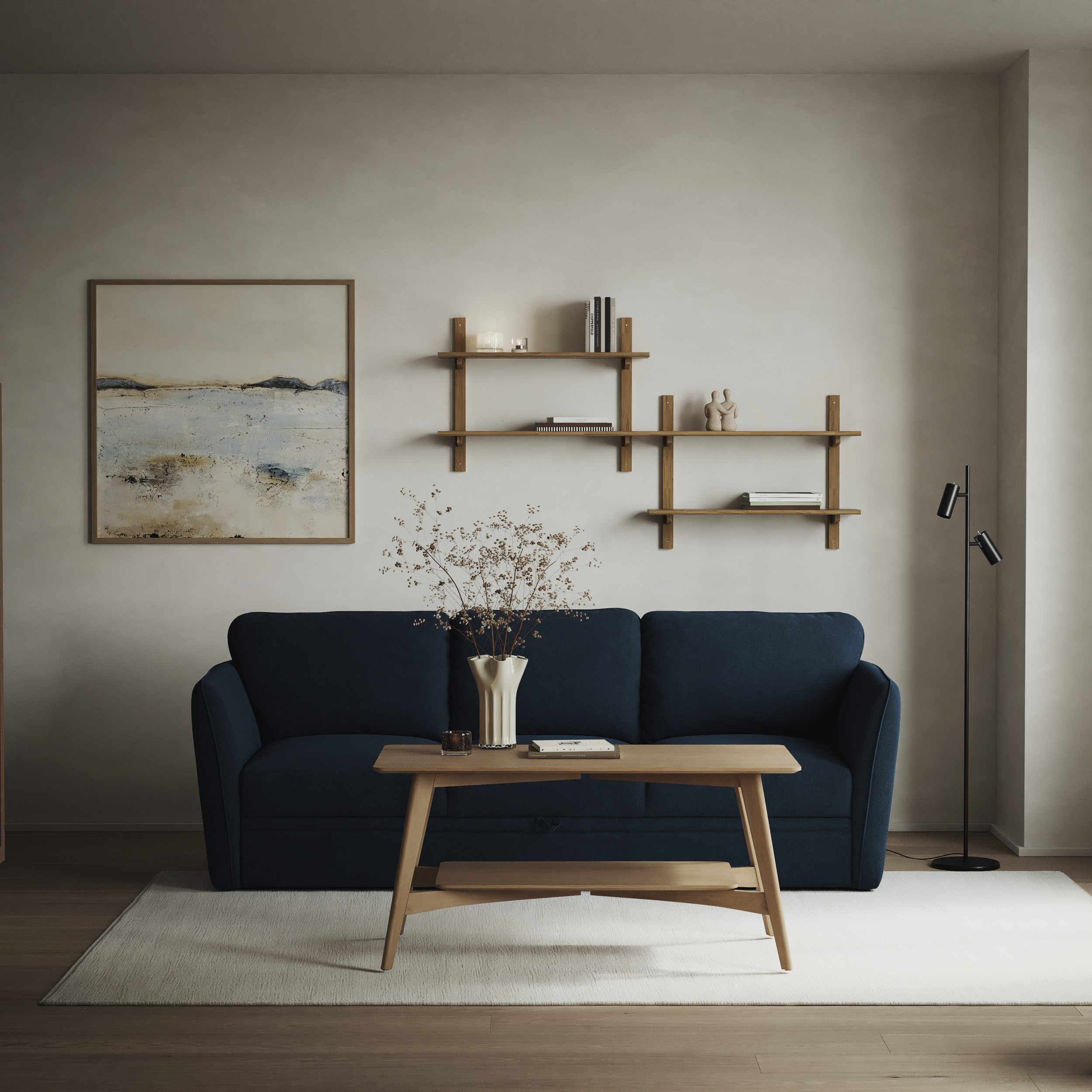 Öland - Bäddsoffa 3-sits, längsbäddad - inspiration
