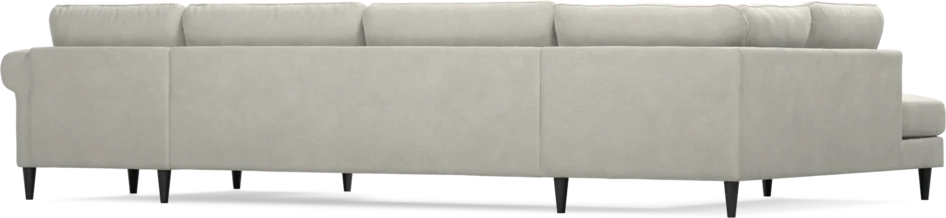 Bridge - 3-sits soffa med divan vänster och schäslong höger - Grå