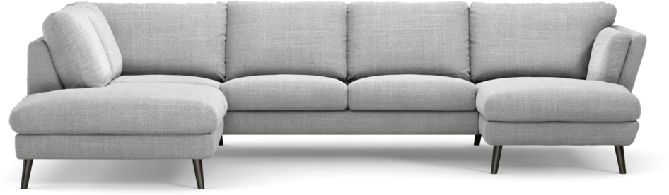 Madison - 2-sits soffa med divan vänster och schäslong höger - Grå