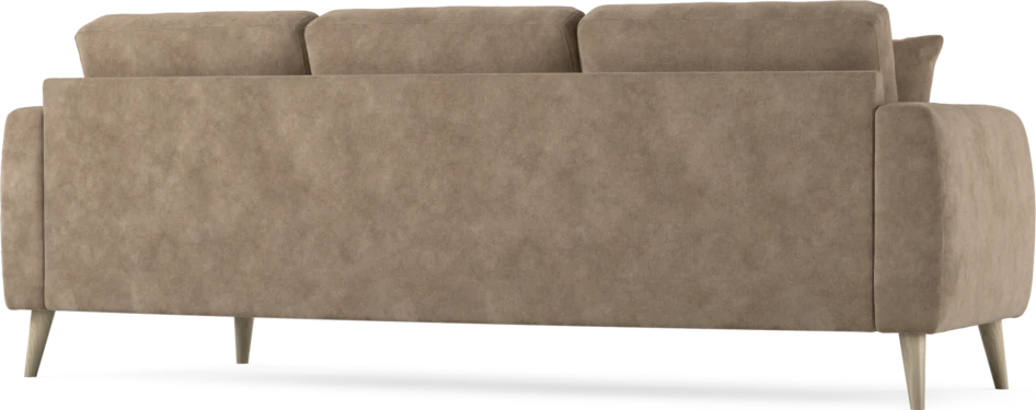 Eden - 3-sits soffa svängd - Beige