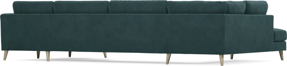 Bridge - 3-sits soffa med divan vänster och schäslong höger - Blå