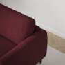 Bridge - Hörnsoffa, 3+2-sits - Röd