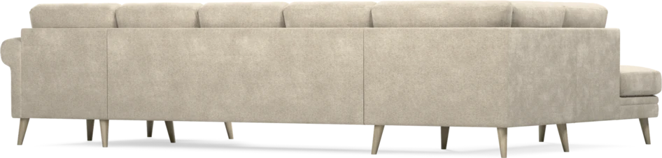 Eden - 3-sits soffa med divan vänster och schäslong höger - Beige