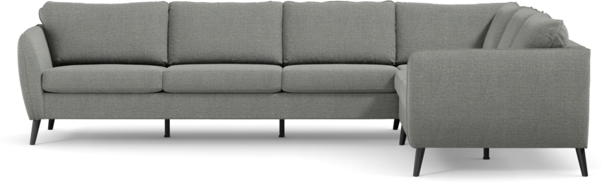 County - Hörnsoffa, 3+2-sits - Grå