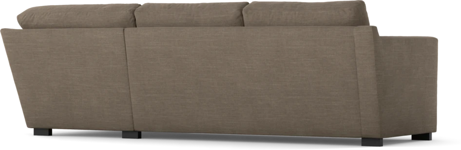 Friday - 2,5-sits soffa med divan höger - Brun