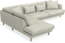 Harper - 3-sits soffa med divan vänster - Beige