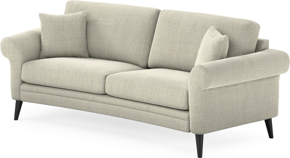 Eden - 2,5-sits soffa svängd - Beige