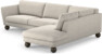 Madison Lux - 3-sits soffa med divan höger - Beige