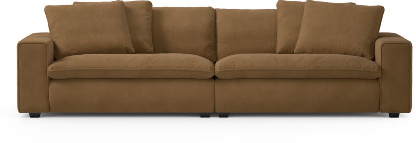 Bellora - 4-sits soffa - Gul