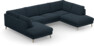 Madison Lux - 2-sits soffa med divan vänster och höger - Blå