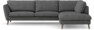 Madison Lux - 3-sits soffa med divan höger - Vit