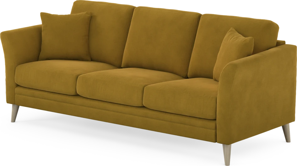 Eden - 3-sits soffa - Gul