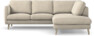 Madison - 2-sits soffa med divan höger - Beige