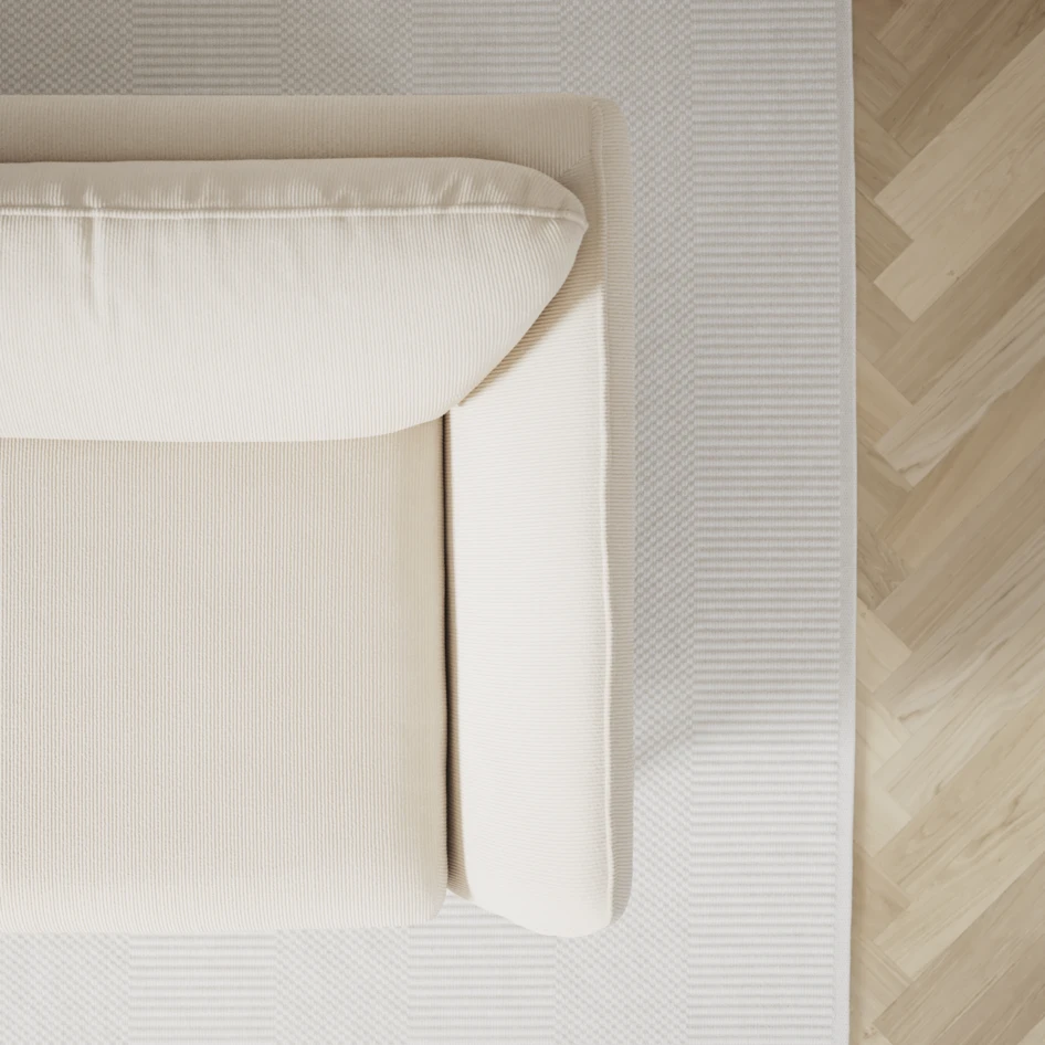 Madison Lux - 2-sits soffa med divan vänster och höger - Beige