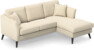 Eden - 2-sits soffa med schäslong - Beige