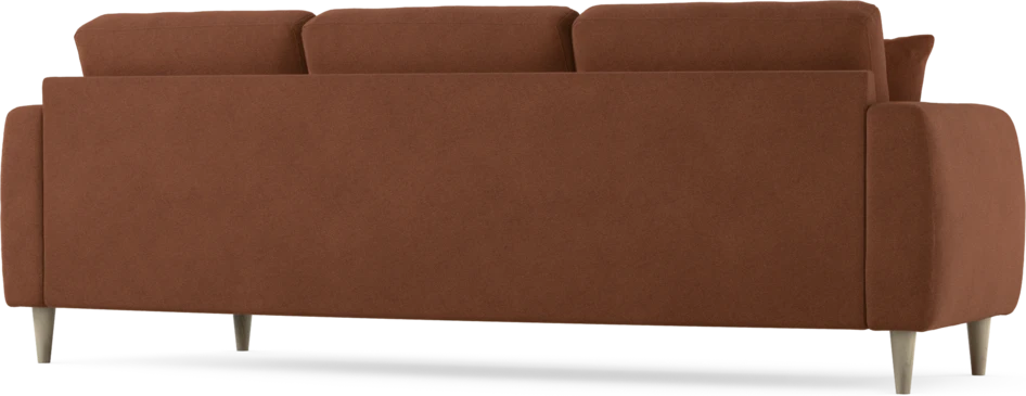 Eden - 3-sits soffa svängd - Orange