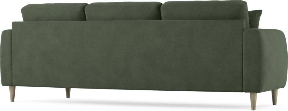 Eden - 3-sits soffa svängd - Grön
