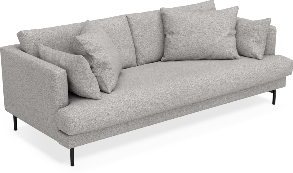 Harper - 3-sits soffa, hel dyna - Vit
