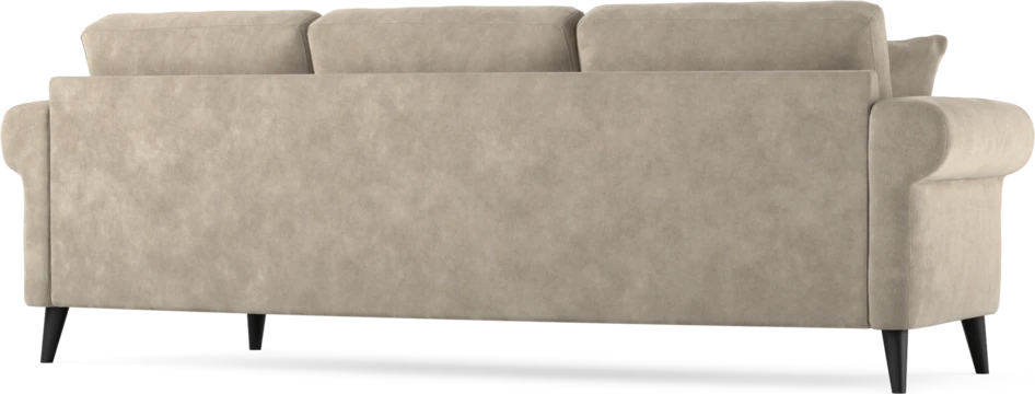 Eden - 3-sits soffa svängd - Beige