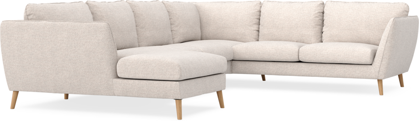Madison Lux - Hörnsoffa med schäslong vänster - Beige
