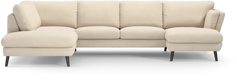 Madison - 2-sits soffa med divan vänster och schäslong höger - Beige